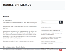 Tablet Screenshot of daniel-spitzer.de
